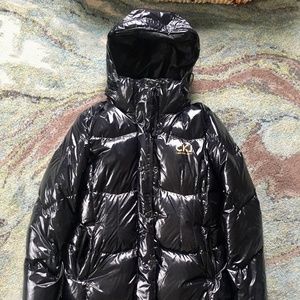 Calvin Klein Obsidian Black Puffer Coat